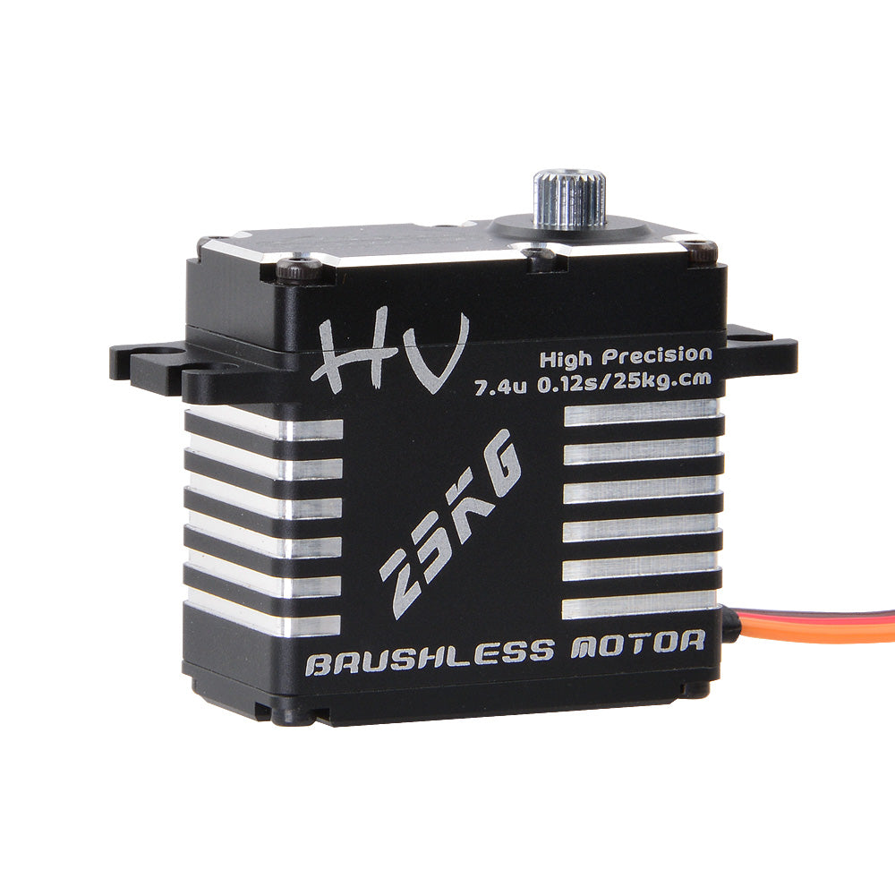JX Servo BLS-HV7125MG 25KG Brushless High Precision Steel Gear Full CNC Digital Servo
