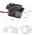 JX Servo BLS-HV7125MG 25KG Brushless High Precision Steel Gear Full CNC Digital Servo