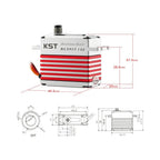 BLS915 Brushless HV Metal Servo 25kg.cm 0.07sec/60°