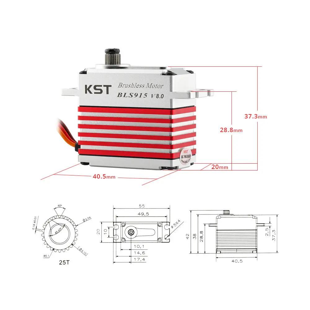 BLS915 Brushless HV Metal Servo 25kg.cm 0.07sec/60°