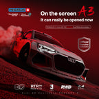 Turbo Racing C90 1:43 Scale Pegasus 3× Audi A3 Dual-IP Collaboration  RC Rally Car RTR
