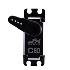 JX Servo C60 62KG Full metal Coreless high quality servo for RC Hobby UAV Robotics and Industrial Applications.