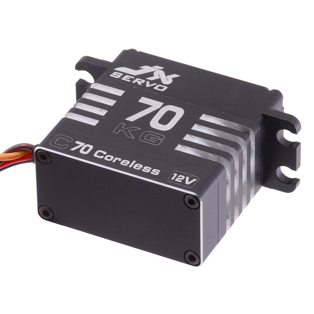 JX Servo C70 72KG Full metal Coreless 12v high quality servo for RC Hobby UAV Robotics and Industrial Applications.