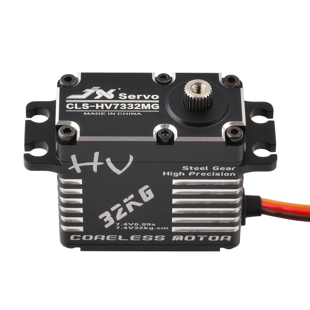 JX Servo CLS-HV7332MG 32kg Coreless High Precision Steel Gear Full CNC Digital Servo