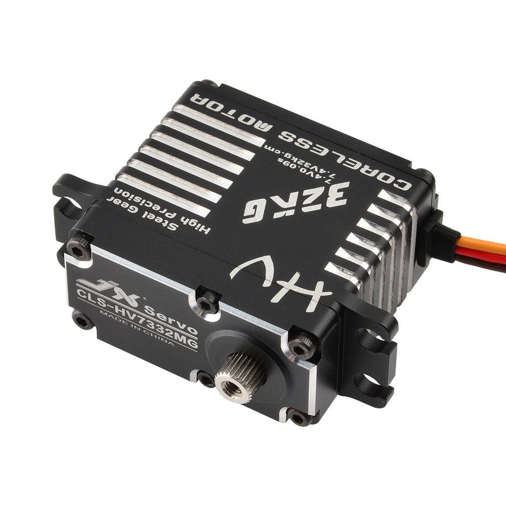 JX Servo CLS-HV7332MG 32kg Coreless High Precision Steel Gear Full CNC Digital Servo