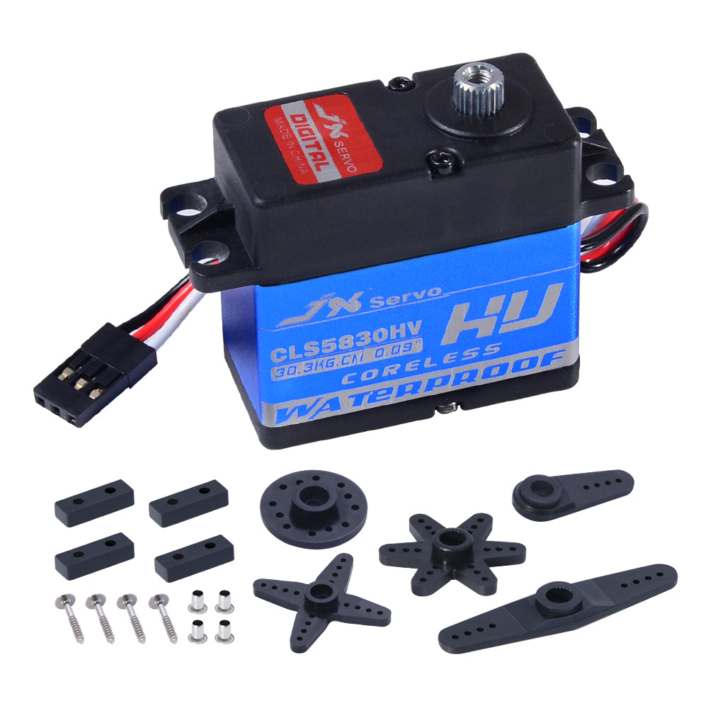 JX Servo CLS5830HV 30KG Full waterproof HV coreless high quality servo