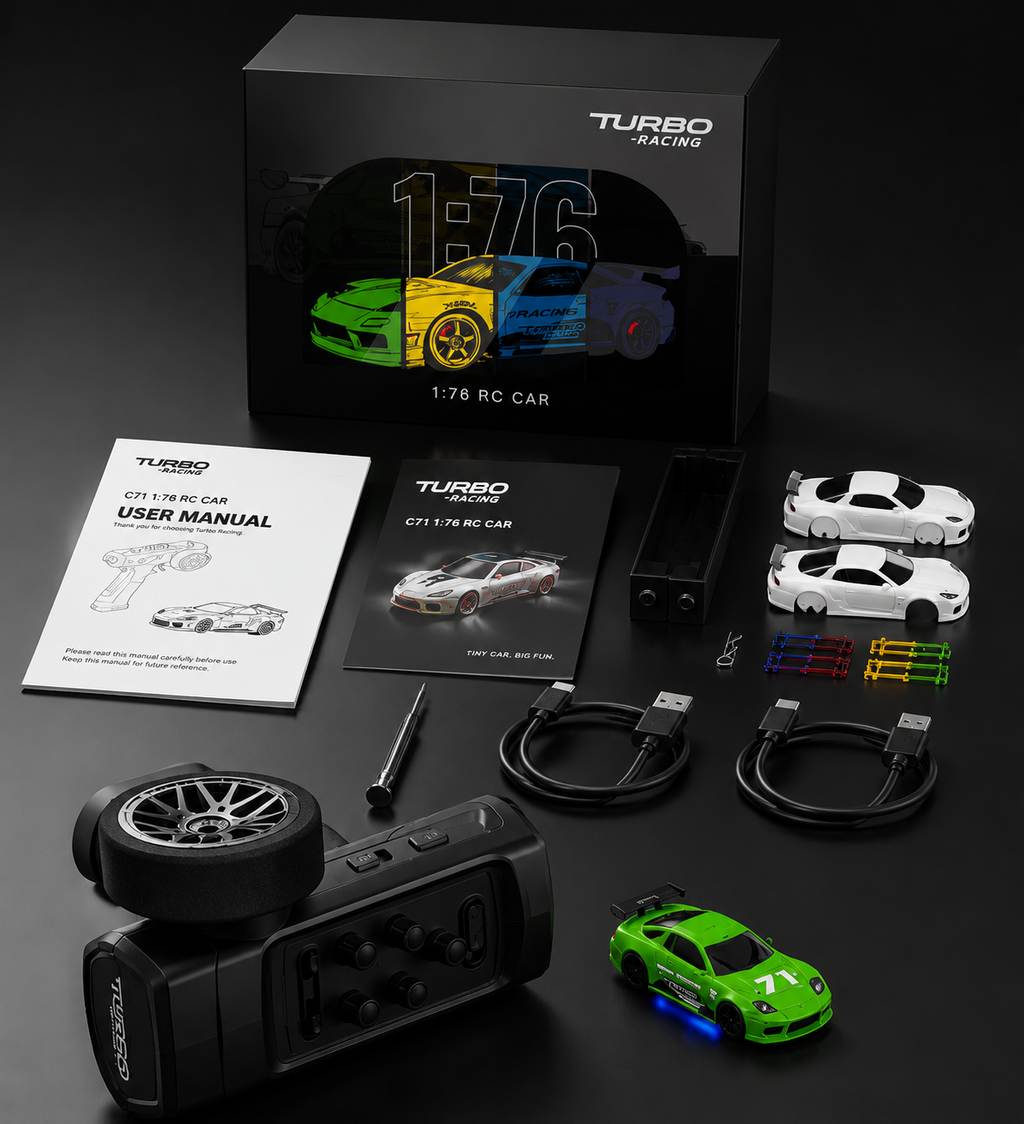 Turbo Racing C71 1:76 Scale Remote Control Sports Car - RTR