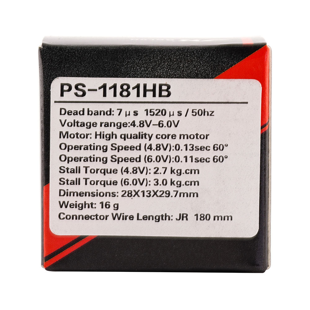 JX Servo PS-1181HB 18g Plastic Gear analog servo