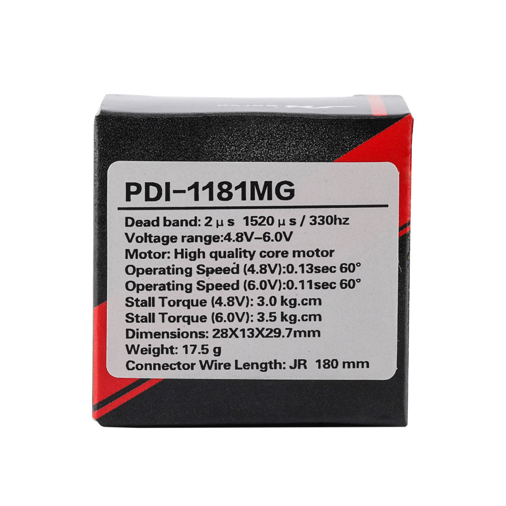 JX Servo PDI-1181MG 18g Metal Gear digital Core servo