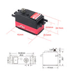 JX Servo PDI-4409MG 44.5g Coreless Metal Gear Standard Digital Servo