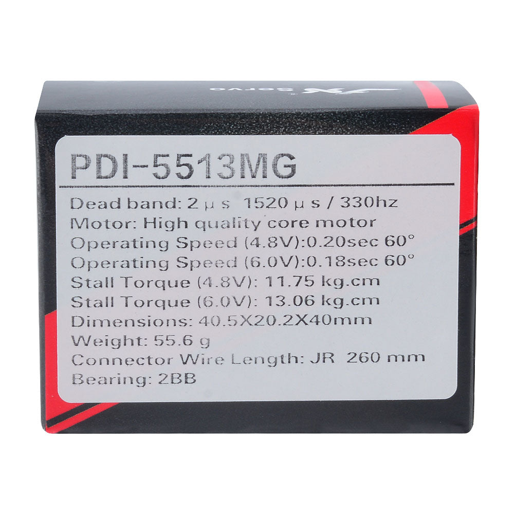 JX Servo PDI-5513MG 55.6g High Precision Metal Gear Digital Standard Servo