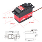 JX Servo PDI-6121MG 21KG 0.13sec High Precision Metal Gear Digital Coreless Standard Servo
