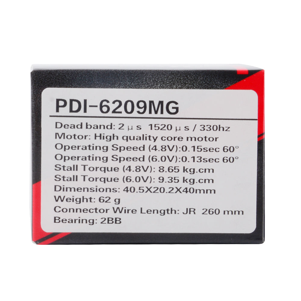 JX Servo PDI-6209MG 62g High Precision Metal Gear Digital Standard Servo