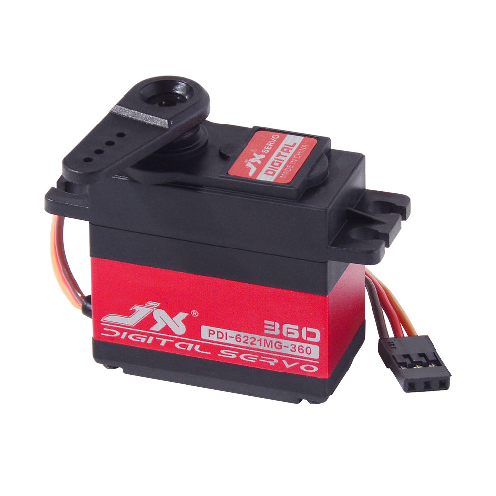 JX Servo PDI-6221MG-360° 62g 360° Continuous rotation High Precision Metal Gear Digital Standard Servo for Robot