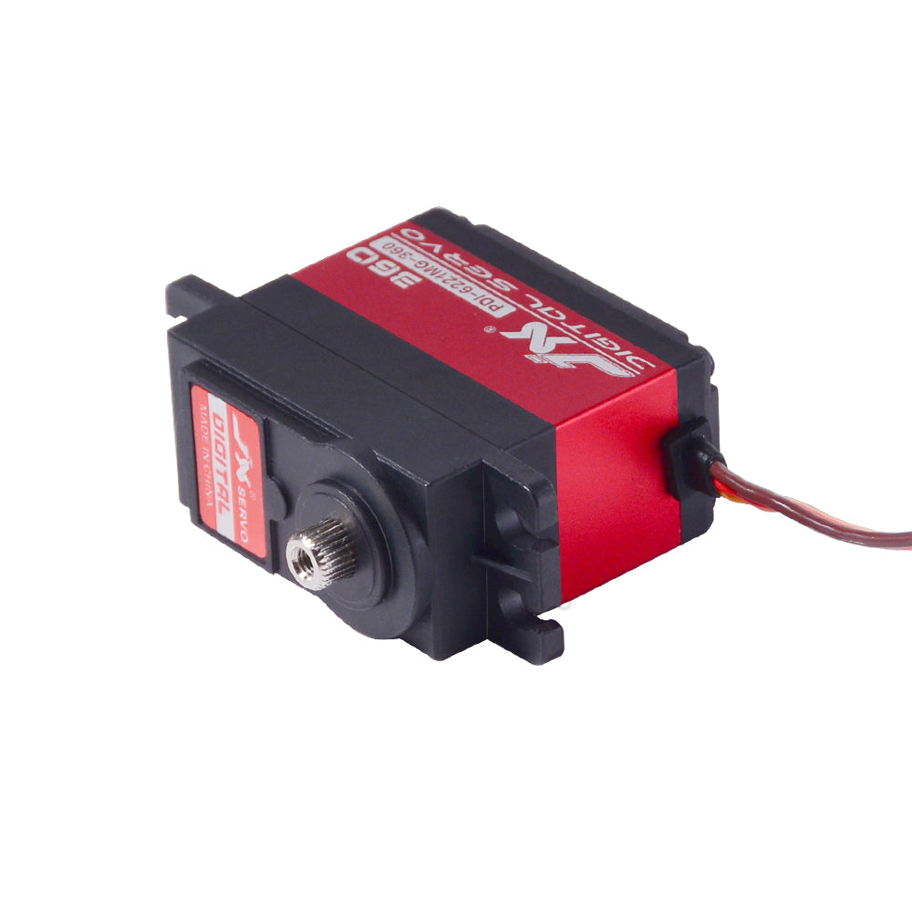 JX Servo PDI-6221MG-360° 62g 360° Continuous rotation High Precision Metal Gear Digital Standard Servo for Robot