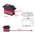 JX Servo PDI-6221MG-360° 62g 360° Continuous rotation High Precision Metal Gear Digital Standard Servo for Robot