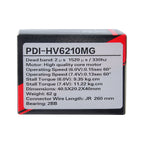 JX Servo PDI-HV6210MG 62g metal gear standard digital servo for RC helicopter