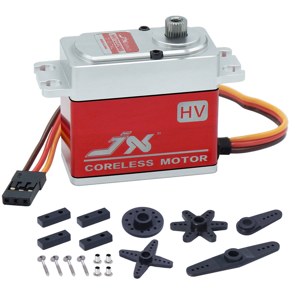 JX Servo PDI-HV7232MG 32KG High Precision Metal Gear Full CNC Aluminium Shell Structure high voltage Digital Coreless Standard Servo