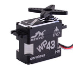 JX Servo WP43 43KG Full metal IP67 Waterproof coreless high quality servo for RC Hobby UAV Robotics and Industrial Applications.