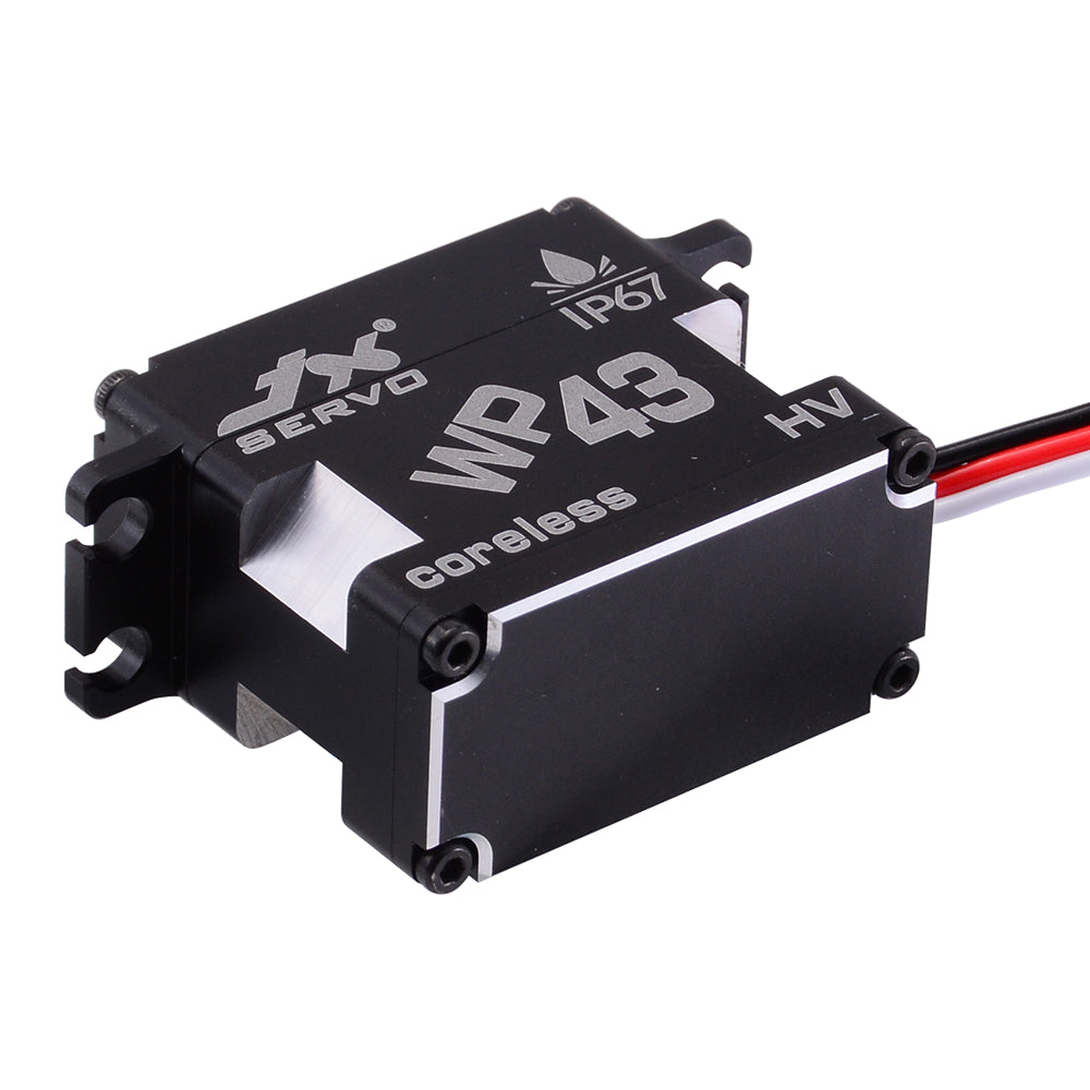 JX Servo WP43 43KG Full metal IP67 Waterproof coreless high quality servo for RC Hobby UAV Robotics and Industrial Applications.