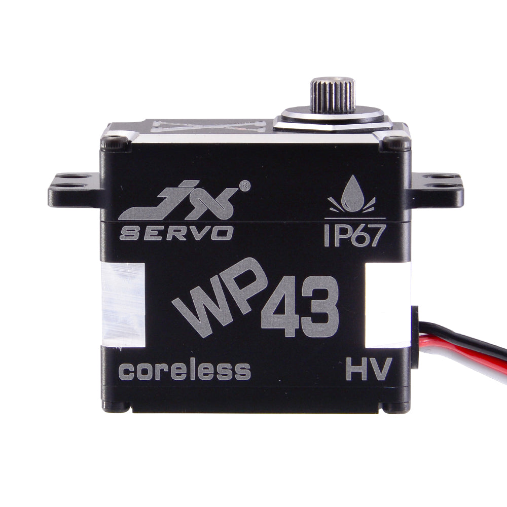 JX Servo WP43 43KG Full metal IP67 Waterproof coreless high quality servo for RC Hobby UAV Robotics and Industrial Applications.