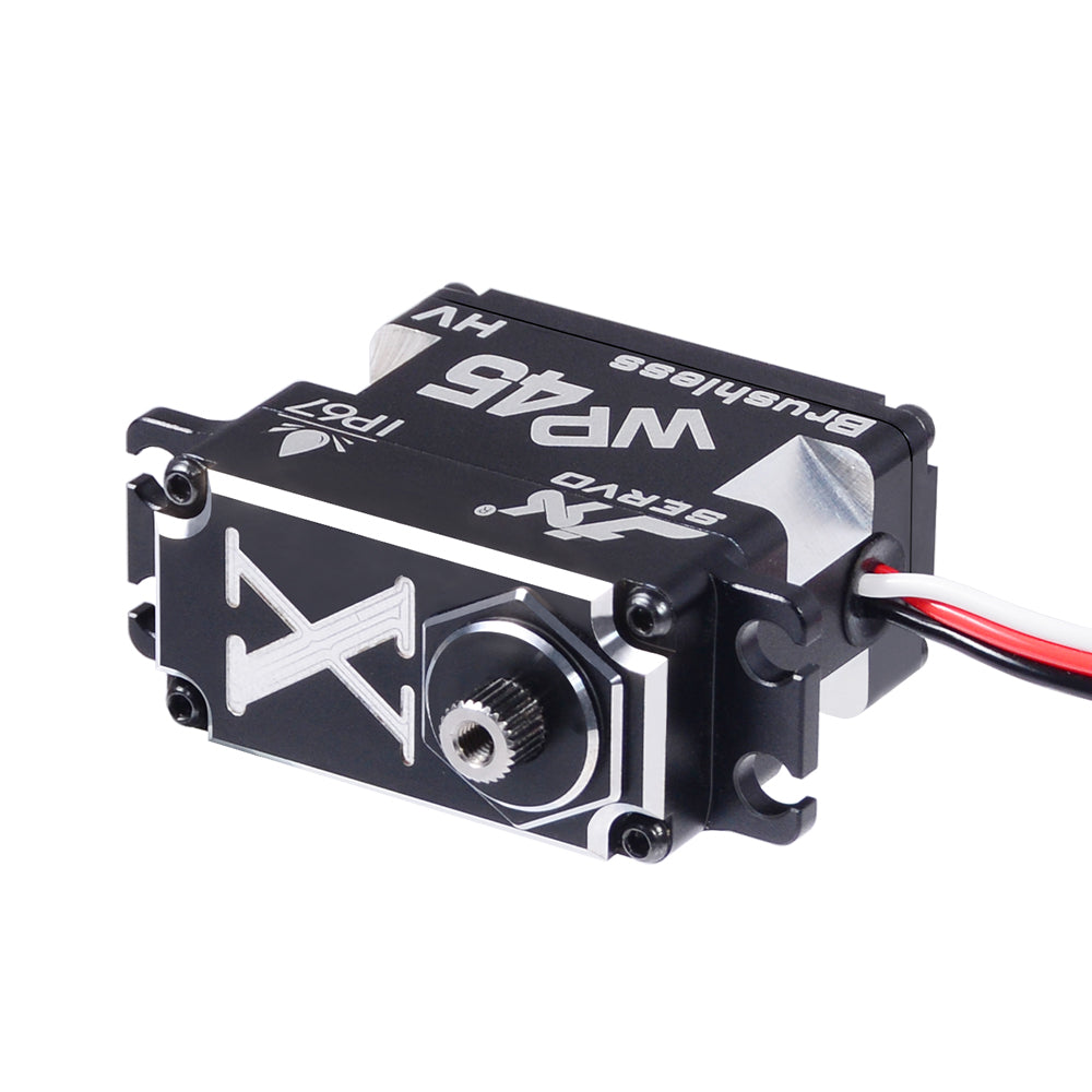 JX Servo WP45 45KG Full metal IP67 Waterproof Brushless high quality servo for RC Hobby UAV Robotics and Industrial Applications.