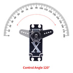 JX Servo WP45 45KG Full metal IP67 Waterproof Brushless high quality servo for RC Hobby UAV Robotics and Industrial Applications.