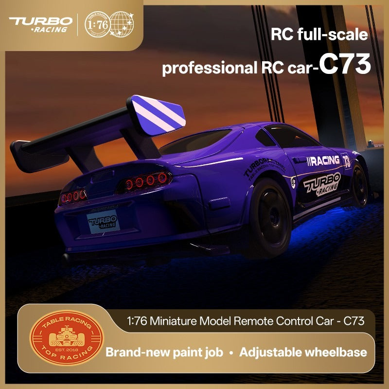 Turbo Racing C73 1:76th scale RC Sports Racing Car RTR