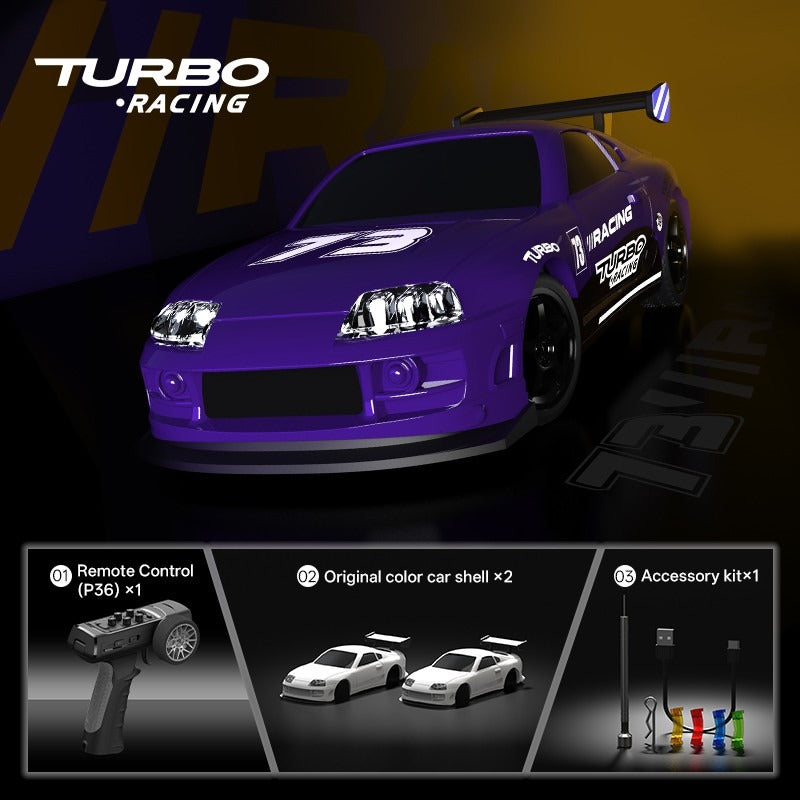 Turbo Racing C73 1:76th scale RC Sports Racing Car RTR