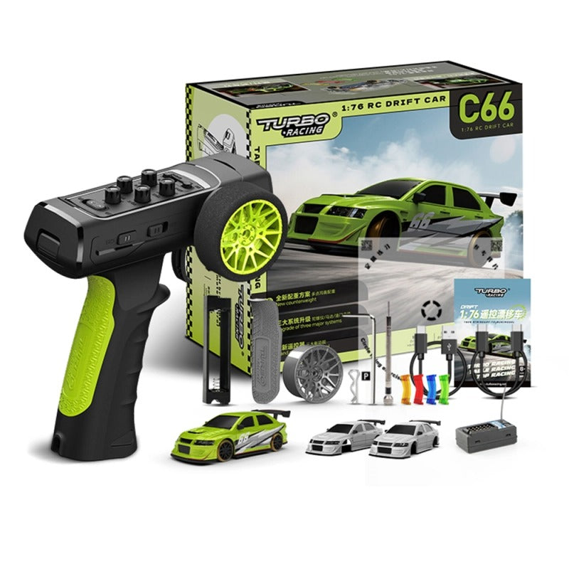 Turbo Racing C66 1:76 Scale RC Drift Car with GYRO RTR