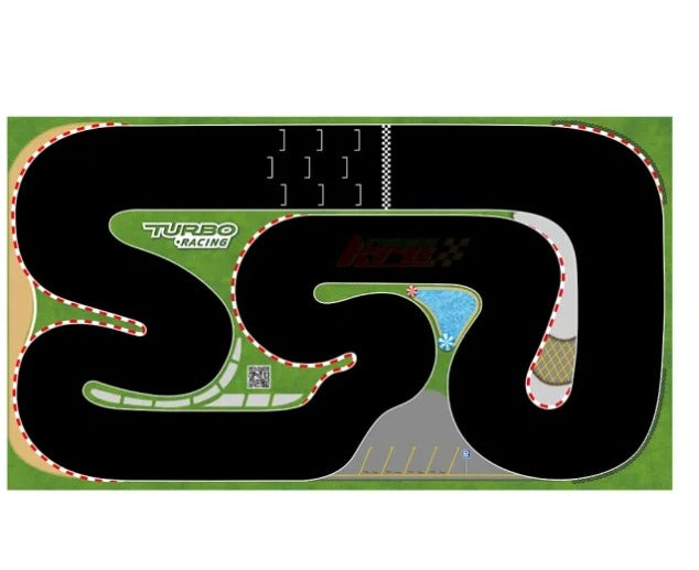 Turbo Racing - Drift track mat for 1/76 drift cars 1600x900mm