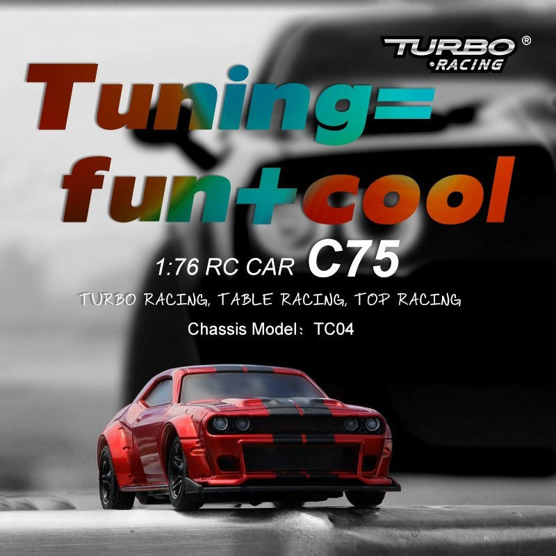Turbo Racing - C75 1:76th scale RC Racing Car RTR