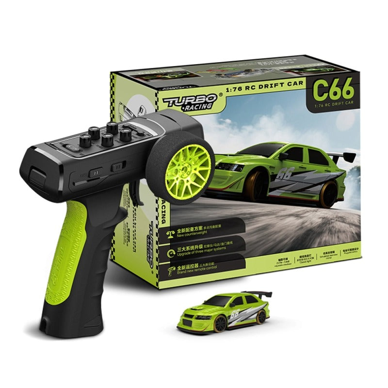 Turbo Racing C66 1:76 Scale RC Drift Car with GYRO RTR